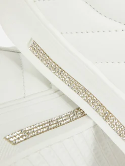 Baskets|Primark Baskets Basses à Strass Blanc