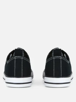 Baskets|Primark Baskets Basses Classiques En Toile Noir/Blanc