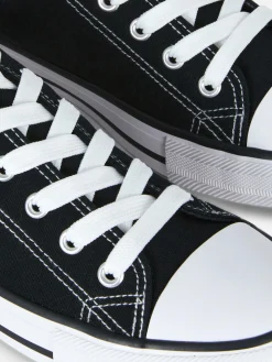 Baskets|Primark Baskets Basses Classiques En Toile Noir/Blanc