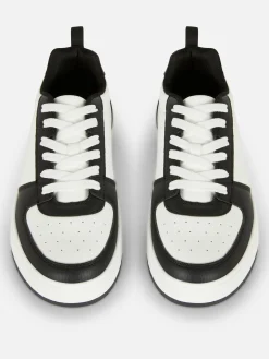 Baskets|Primark Baskets Basses De Sport Noir/Blanc