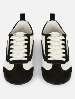 Baskets|Primark Baskets Basses De Tennis à Lacets Noir