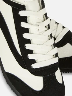 Baskets|Primark Baskets Basses De Tennis à Lacets Noir