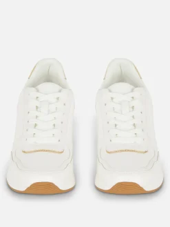 Baskets|Primark Baskets Compensées à Lacets Blanc