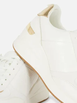 Baskets|Primark Baskets Compensées à Lacets Blanc