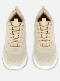 Baskets|Primark Baskets Compensées Avec Finitions Métallisées Rose poudré