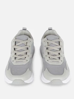 Baskets|Primark Baskets De Sport à Lacets Gris