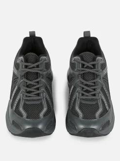 Baskets|Vêtements De Sport|Primark Baskets De Sport Basses à Empiècements Anthracite