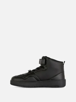 Baskets|Primark Baskets Hautes à Motif En Relief Marvel Spider-Man Noir