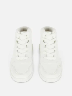 Baskets|Primark Baskets Montantes à Semelle épaisse Blanc