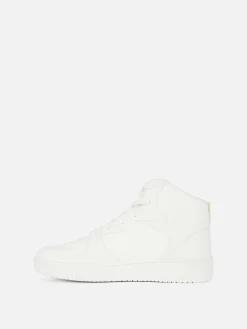 Baskets|Primark Baskets Montantes à Semelle épaisse Blanc