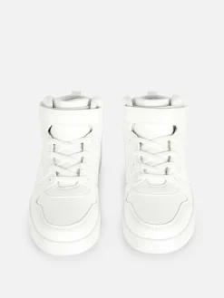 Baskets|Primark Baskets Montantes à Semelle épaisse Blanc