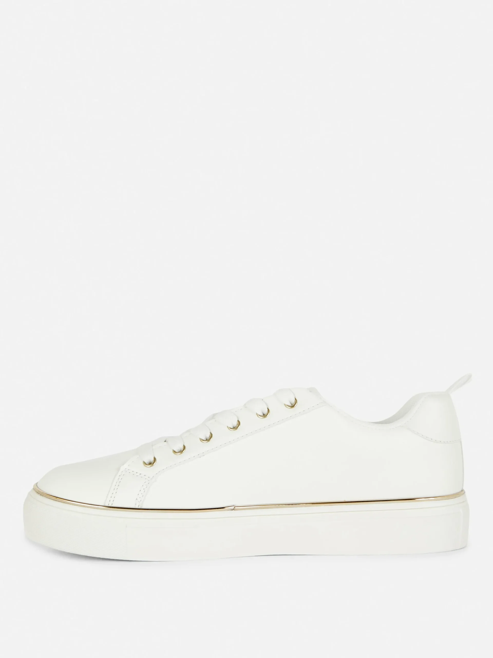 Baskets|Primark Baskets épaisses à Clous Et Strass Blanc