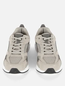 Baskets|Vêtements De Sport|Primark Baskets Sport à Empiècement En Maille Gris