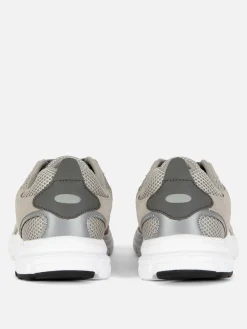 Baskets|Vêtements De Sport|Primark Baskets Sport à Empiècement En Maille Gris