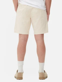 Shorts|Primark Bermuda Avec Cordon De Serrage Grège