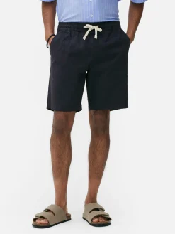 Shorts|Primark Bermuda Avec Cordon De Serrage Bleu marine