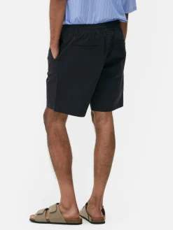 Shorts|Primark Bermuda Avec Cordon De Serrage Bleu marine
