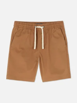 Shorts|Primark Bermuda Avec Cordon De Serrage Tabac