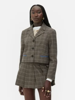 Blazers|Primark Blazer Court à Carreaux Rita Ora Multicolore