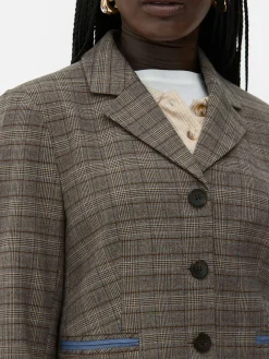 Blazers|Primark Blazer Court à Carreaux Rita Ora Multicolore