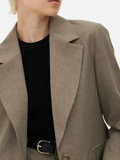 Blazers|Primark Blazer Oversize à Boutonnage Simple à Coordonner Kaki