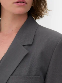 Blazers|Primark Blazer Oversize à Boutonnage Croisé Rita Ora Anthracite