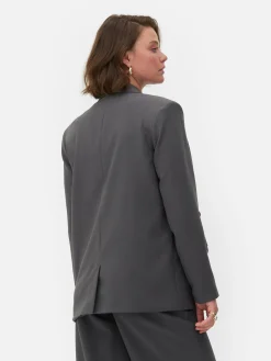 Blazers|Primark Blazer Oversize à Boutonnage Croisé Rita Ora Anthracite