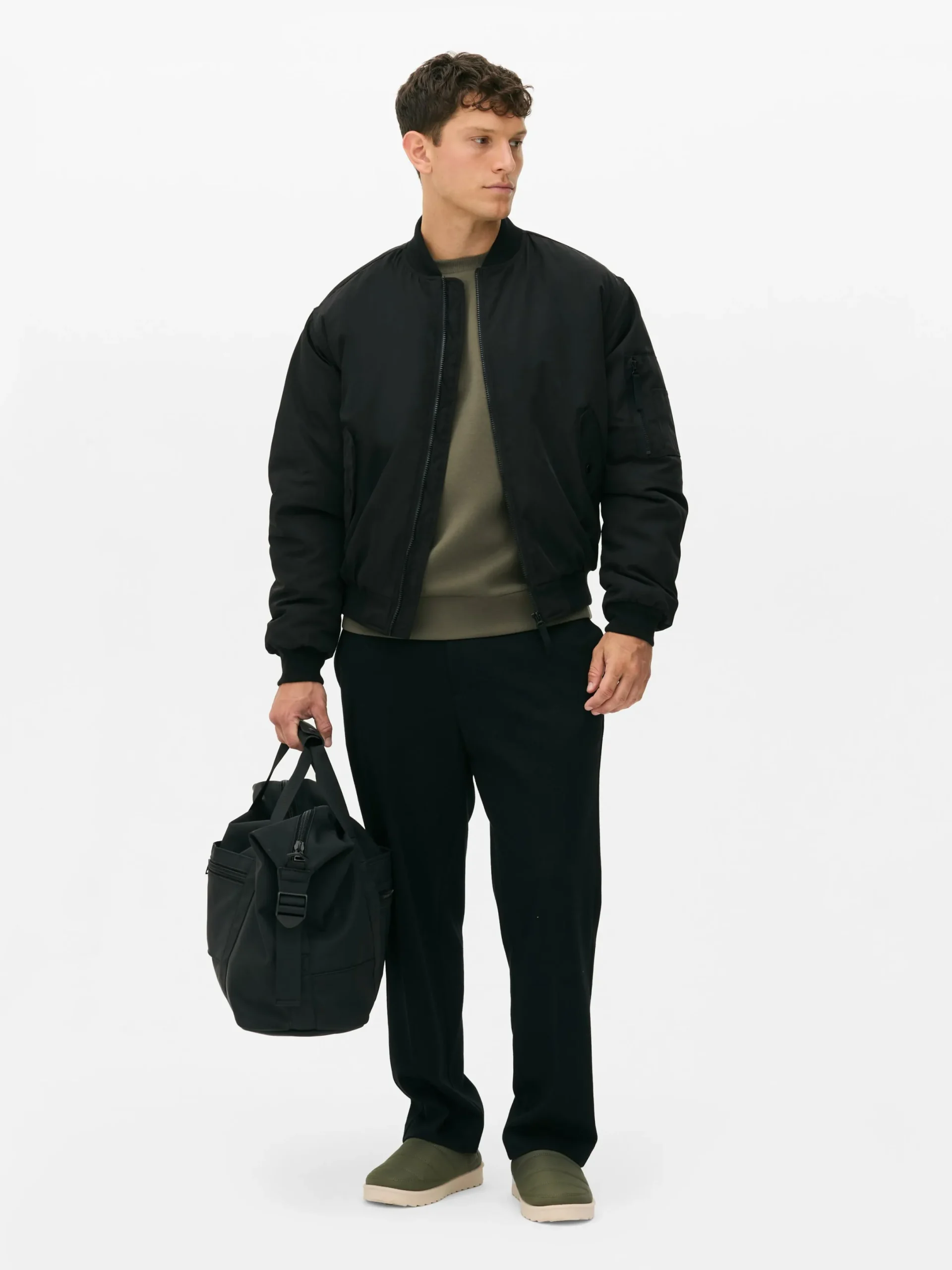 Manteaux Et Vestes|Primark Blouson Bomber Classique Noir