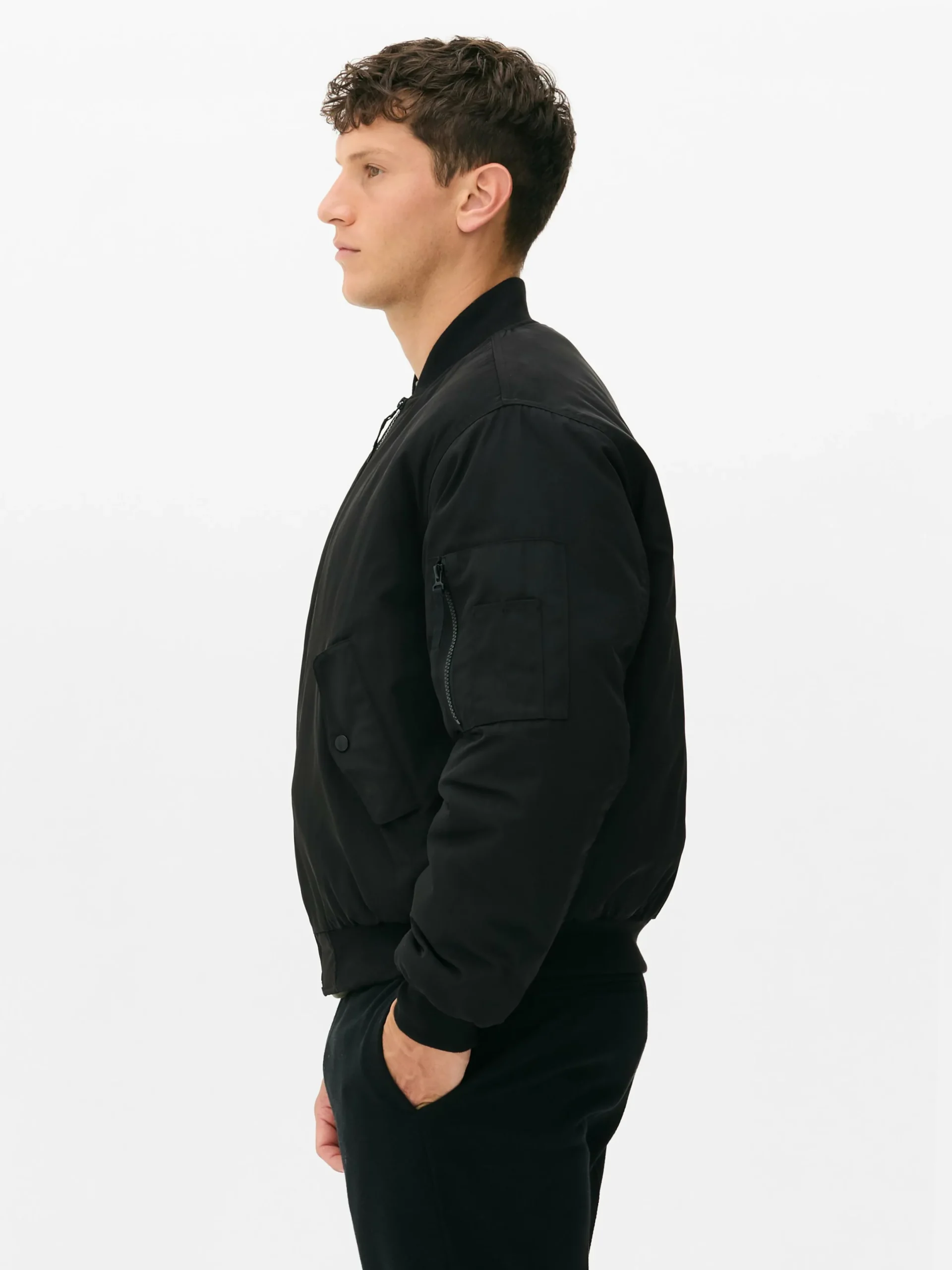 Manteaux Et Vestes|Primark Blouson Bomber Classique Noir