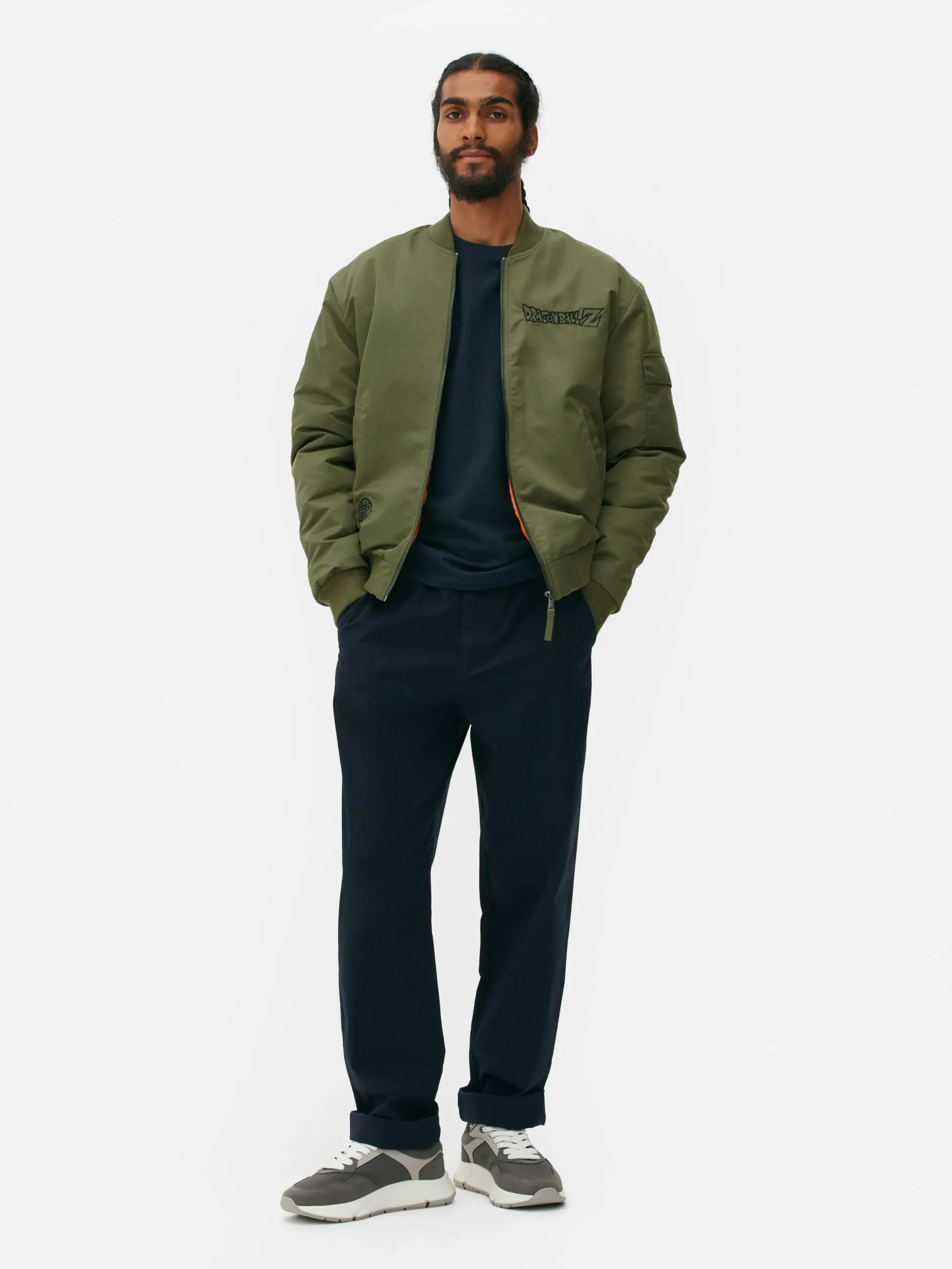 Manteaux Et Vestes|Primark Blouson Bomber Dragon Ball Z Shenron Kaki