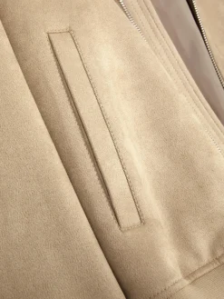 Manteaux Et Vestes|Primark Blouson Bomber En Suédine Fauve