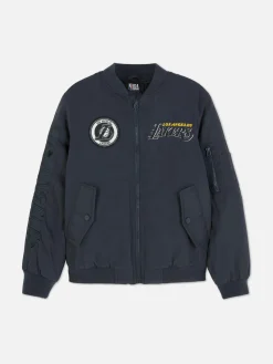 Manteaux Et Vestes|Primark Blouson Bomber NBA Los Angeles Lakers Gris