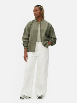 Manteaux Et Vestes|Primark Blouson Bomber Souple Taupe