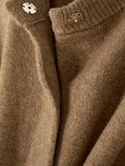 Manteaux Et Vestes|Primark Blouson Bomber Tricoté Oversize Camel