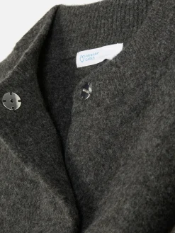 Manteaux Et Vestes|Primark Blouson Bomber Tricoté Oversize Anthracite