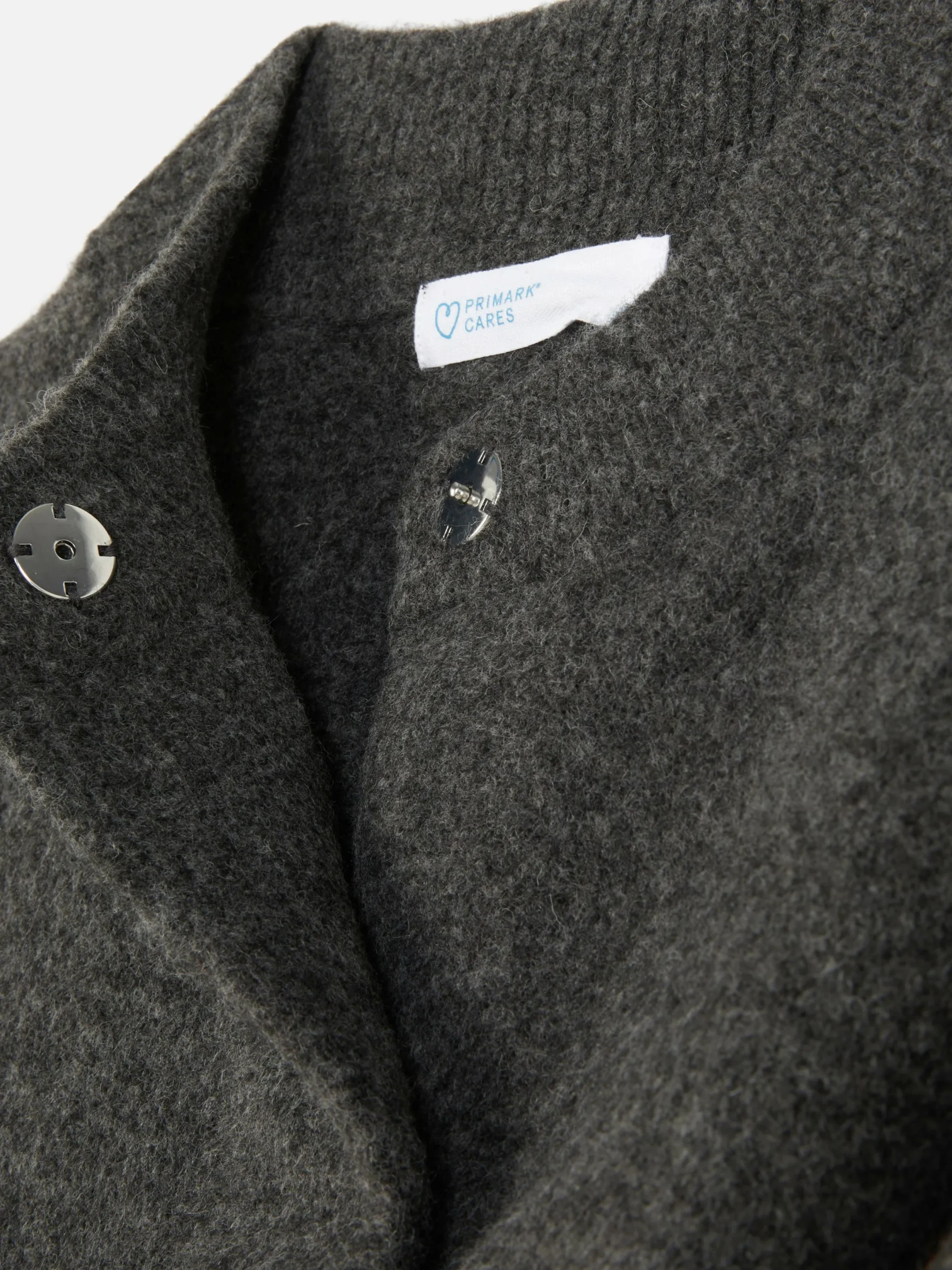 Manteaux Et Vestes|Primark Blouson Bomber Tricoté Oversize Anthracite