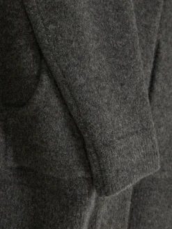 Manteaux Et Vestes|Primark Blouson Bomber Tricoté Oversize Anthracite