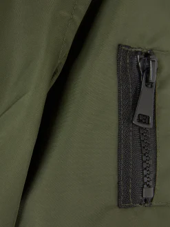 Manteaux Et Vestes|Primark Blouson Bomber Zippé Kaki