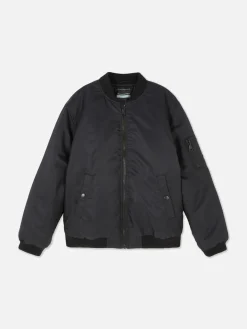 Manteaux Et Vestes|Primark Blouson Bomber Zippé Noir