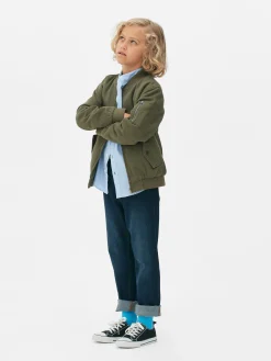 Manteaux Et Vestes|Primark Blouson Bomber Zippé Kaki