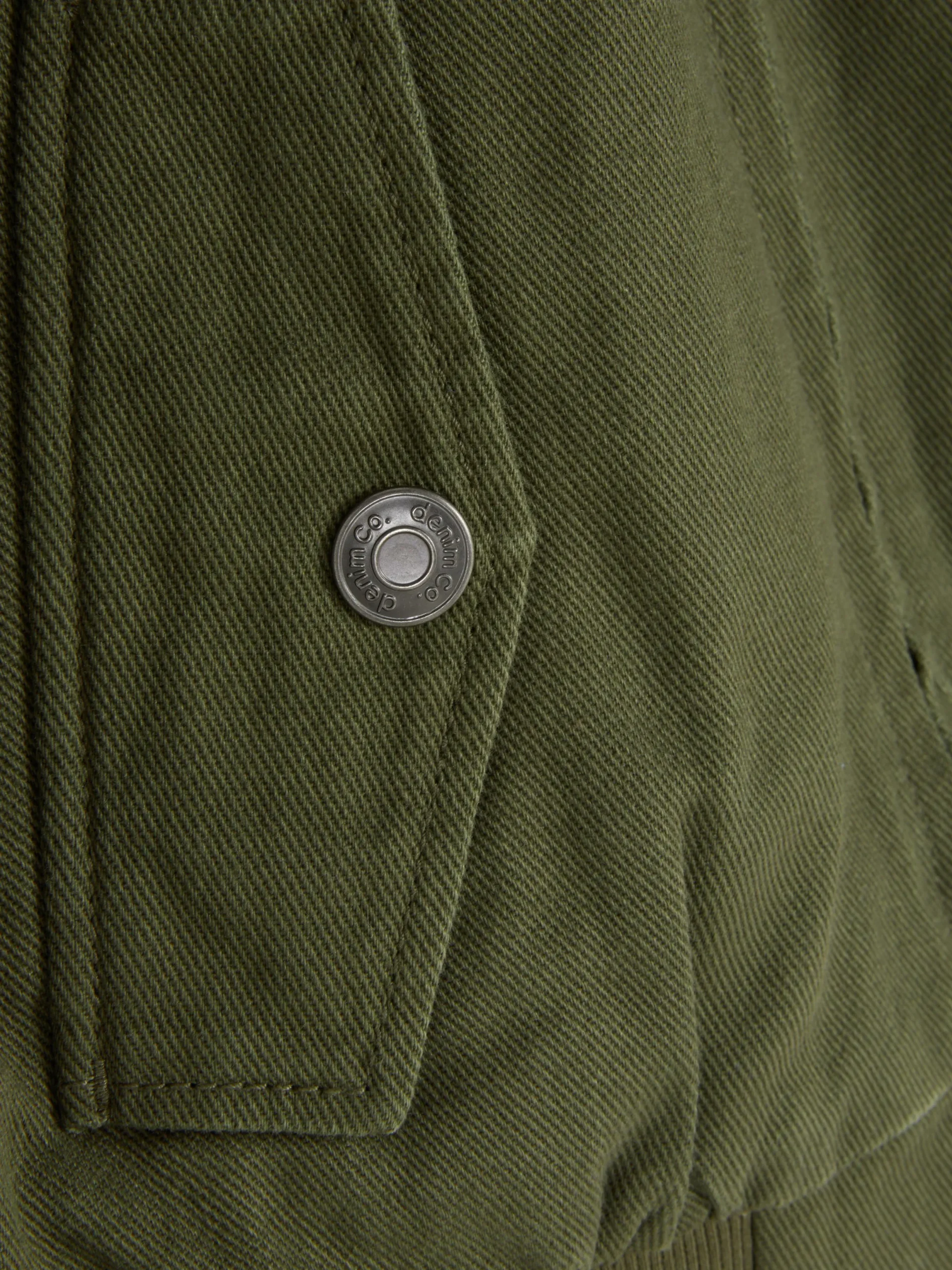 Manteaux Et Vestes|Primark Blouson Bomber Zippé Kaki