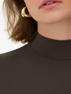 Hauts Et T-Shirts|Primark Body à Col Montant Rita Ora Marron