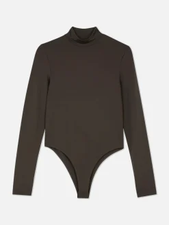 Hauts Et T-Shirts|Primark Body à Col Montant Rita Ora Marron