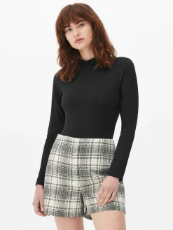 Hauts Et T-Shirts|Primark Body à Manches Longues Et Col Roulé Noir