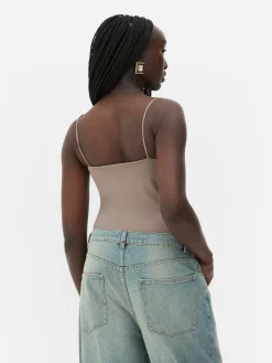 Hauts Et T-Shirts|Primark Body Caraco Rita Ora Fauve