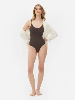 Sous-Vêtements Gainants|Primark Body Décolleté Gainant Sans Coutures Figue