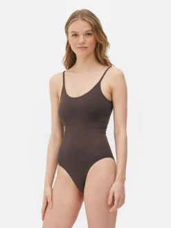 Sous-Vêtements Gainants|Primark Body Décolleté Gainant Sans Coutures Figue