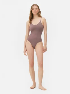 Sous-Vêtements Gainants|Primark Body Décolleté Gainant Sans Coutures Moka