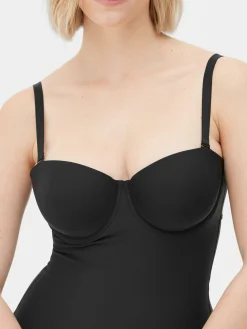 Sous-Vêtements Gainants|Primark Body Gainant En Lycra Avec Bonnets Intégrés Noir