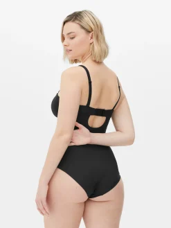 Sous-Vêtements Gainants|Primark Body Gainant En Lycra Avec Bonnets Intégrés Noir